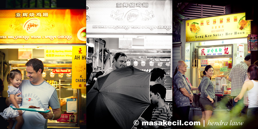 Hawker centre family photoshoot