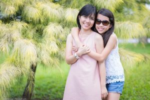 Mother and daughter photoshoot