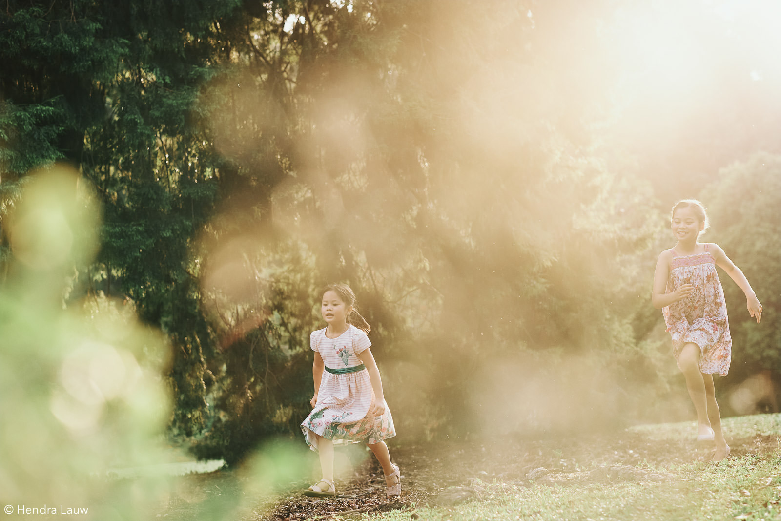 Outdoor children photography at Botanic Gardens