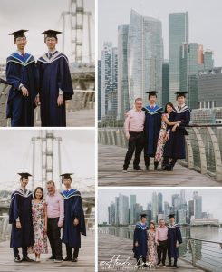Marina Bay outdoor graduation photoshoot
